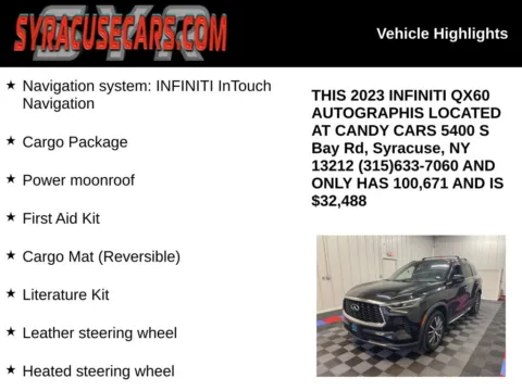 More photos of 2023 INFINITI QX60 Autograph at Candy Cars, NY