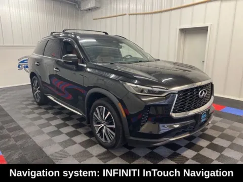 Another view of 2023 INFINITI QX60 Autograph for sale in Syracuse, NY at Candy Cars