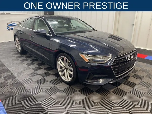 Blue 2022 Audi A7 55 Prestige for sale in Syracuse, NY