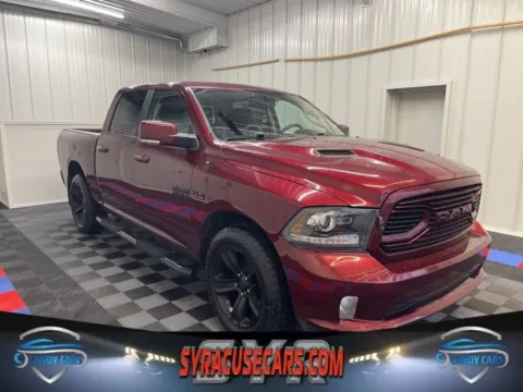 Red 2018 Ram 1500 Sport for sale in Syracuse, NY