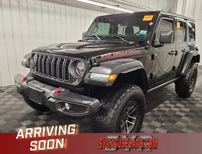 Black 2024 Jeep Wrangler Rubicon for sale in Syracuse, NY