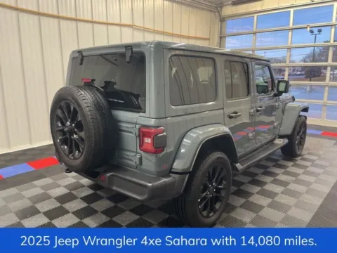 Another view of 2025 Jeep Wrangler Sahara 4xe for sale in Syracuse, NY at Candy Cars
