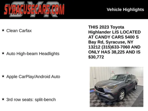 More photos of 2023 Toyota Highlander L at Candy Cars, NY