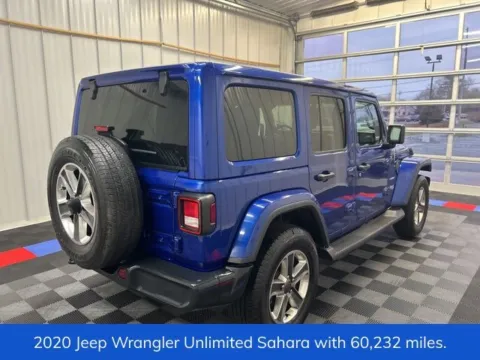 Another view of 2020 Jeep Wrangler Unlimited Sahara for sale in Syracuse, NY at Candy Cars