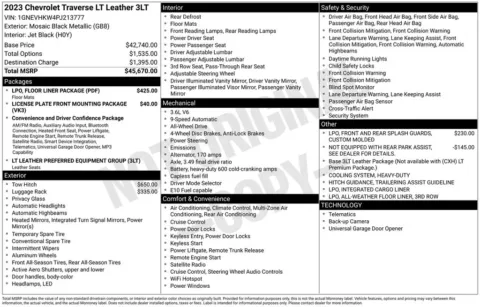 Photos of 2023 Chevrolet Traverse LT Leather for sale in Syracuse, NY at Candy Cars