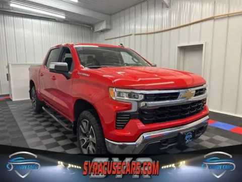 Red 2022 Chevrolet Silverado 1500 LT for sale in Syracuse, NY
