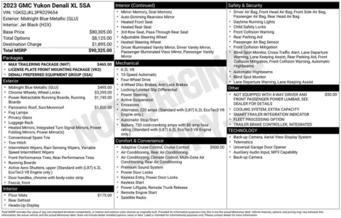 Photos of 2023 GMC Yukon XL Denali for sale in Syracuse, NY at Candy Cars
