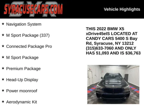 More photos of 2022 BMW X5 xDrive45e at Candy Cars, NY