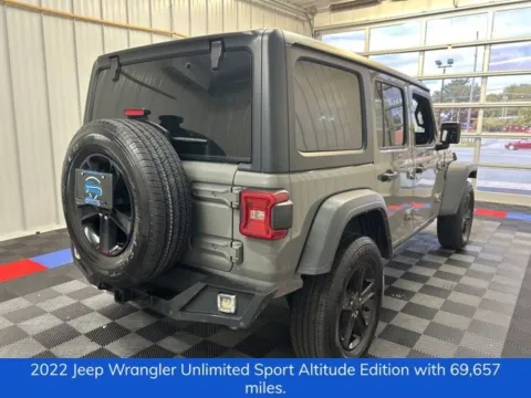 Another view of 2022 Jeep Wrangler Unlimited Sport Altitude for sale in Syracuse, NY at Candy Cars