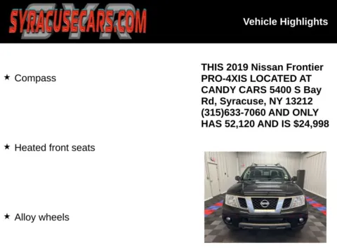 More photos of 2019 Nissan Frontier PRO-4X at Candy Cars, NY