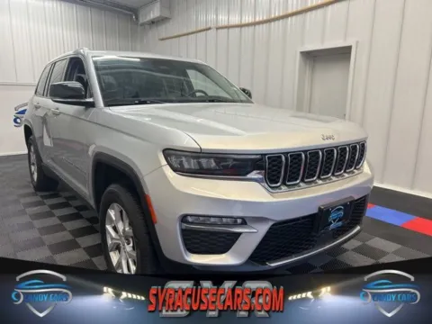 Silver 2023 Jeep Grand Cherokee Limited for sale in Syracuse, NY