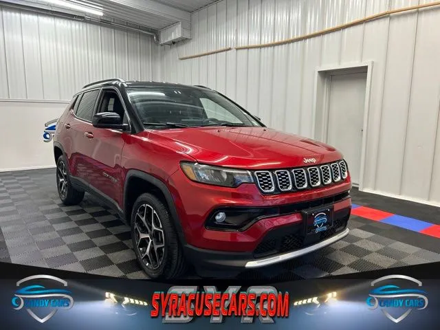 Red 2025 Jeep Compass Limited for sale in Syracuse, NY