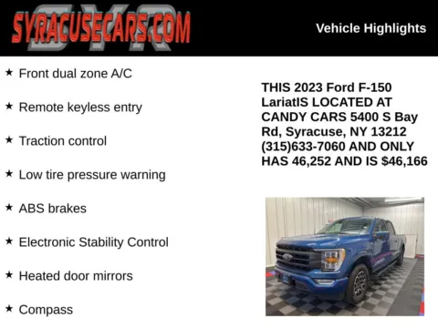 More photos of 2023 Ford F-150 Lariat at Candy Cars, NY