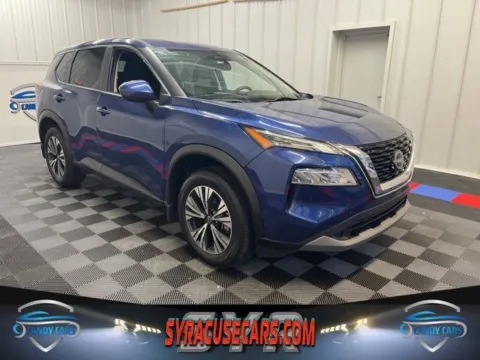 Blue 2023 Nissan Rogue SV for sale in Syracuse, NY