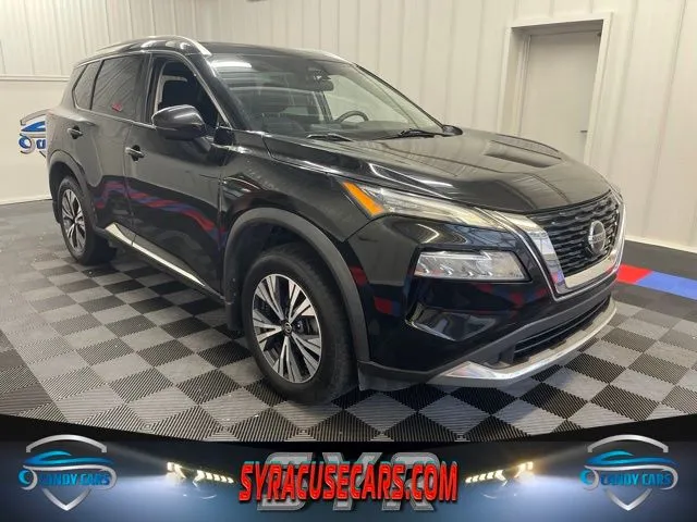 Black 2021 Nissan Rogue SV for sale in Syracuse, NY