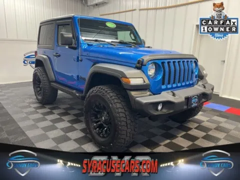 Blue 2023 Jeep Wrangler Sport S for sale in Syracuse, NY