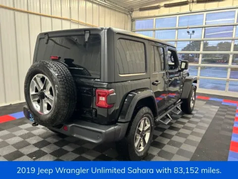 Another view of 2019 Jeep Wrangler Unlimited Sahara for sale in Syracuse, NY at Candy Cars