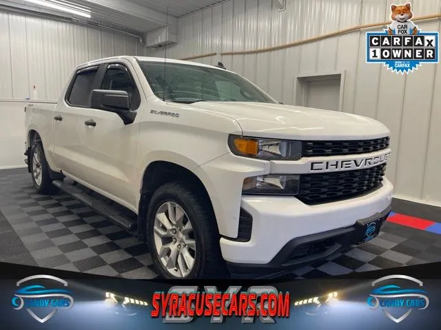 White 2021 Chevrolet Silverado 1500 Custom for sale in Syracuse, NY