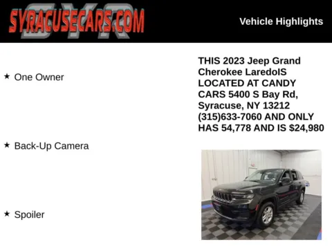 More photos of 2023 Jeep Grand Cherokee Laredo at Candy Cars, NY