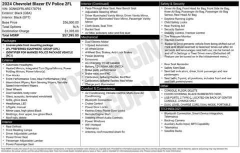 Photos of 2024 Chevrolet Blazer EV Police for sale in Syracuse, NY at Candy Cars