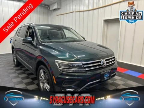 Green 2019 Volkswagen Tiguan 2.0T SEL Premium for sale in Syracuse, NY
