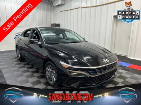 Black 2025 Hyundai Elantra Hybrid Blue for sale in Syracuse, NY