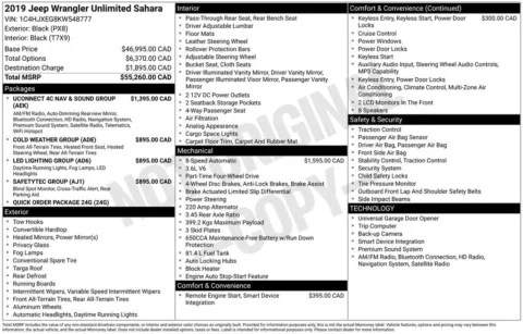 Photos of 2019 Jeep Wrangler Unlimited Sahara for sale in Syracuse, NY at Candy Cars