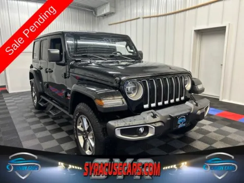 Black 2019 Jeep Wrangler Unlimited Sahara for sale in Syracuse, NY