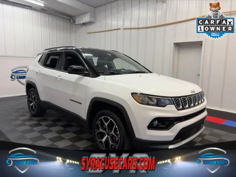 White 2025 Jeep Compass Limited for sale in Syracuse, NY