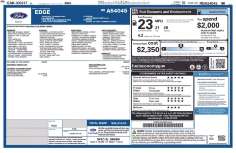 Photos of 2024 Ford Edge Titanium for sale in Syracuse, NY at Candy Cars