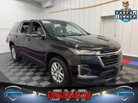 Black 2022 Chevrolet Traverse LS for sale in Syracuse, NY