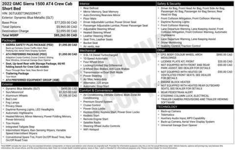 Photos of 2022 GMC Sierra 1500 AT4 for sale in Syracuse, NY at Candy Cars