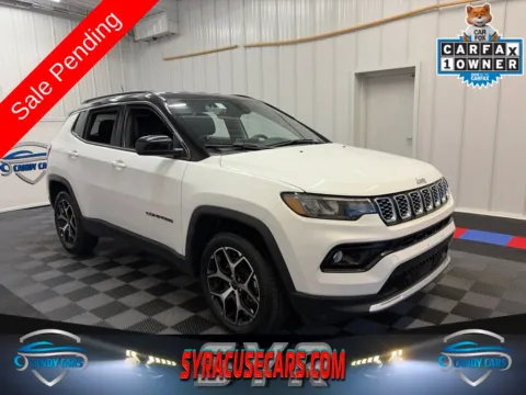 White 2025 Jeep Compass Limited for sale in Syracuse, NY