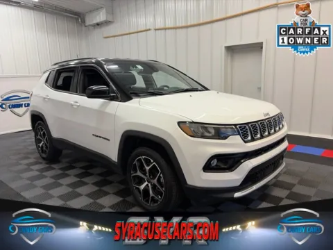 White 2025 Jeep Compass Limited for sale in Syracuse, NY