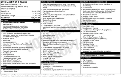 Photos of 2019 Mazda CX-5 Touring for sale in Syracuse, NY at Candy Cars