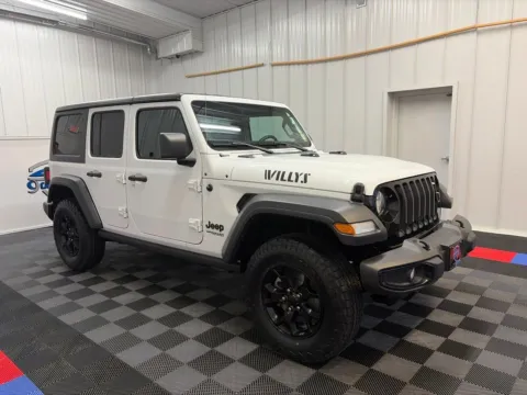 Another view of 2022 Jeep Wrangler Unlimited Willys for sale in Syracuse, NY at Candy Cars