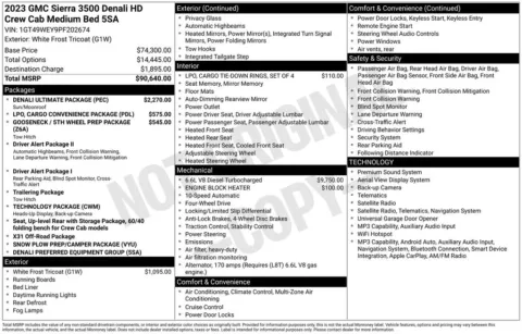 Photos of 2023 GMC Sierra 3500HD Denali for sale in Syracuse, NY at Candy Cars