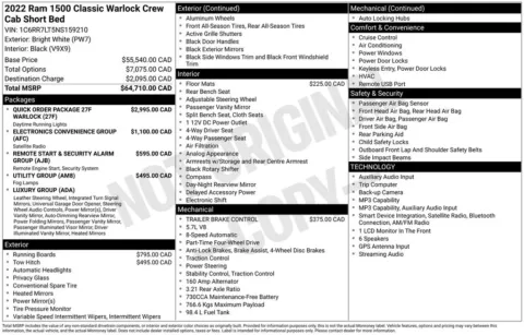 Photos of 2022 Ram 1500 Classic Warlock for sale in Syracuse, NY at Candy Cars