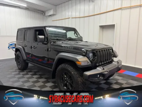 Black 2021 Jeep Wrangler Unlimited Willys for sale in Syracuse, NY
