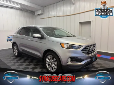Silver 2024 Ford Edge Titanium for sale in Syracuse, NY