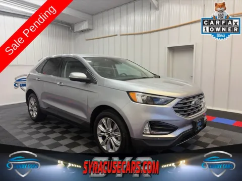 Silver 2024 Ford Edge Titanium for sale in Syracuse, NY