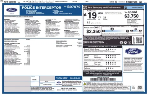 Photos of 2023 Ford Utility Police Interceptor for sale in Syracuse, NY at Candy Cars