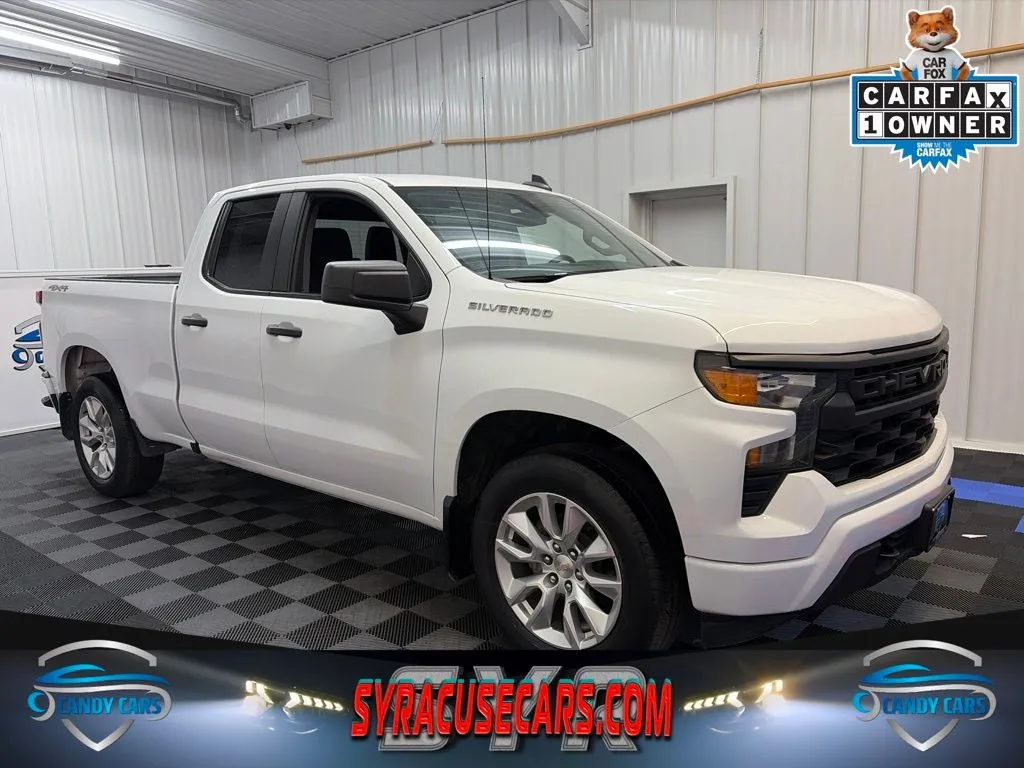 White 2023 Chevrolet Silverado 1500 Custom for sale in Syracuse, NY