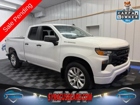 White 2023 Chevrolet Silverado 1500 Custom for sale in Syracuse, NY
