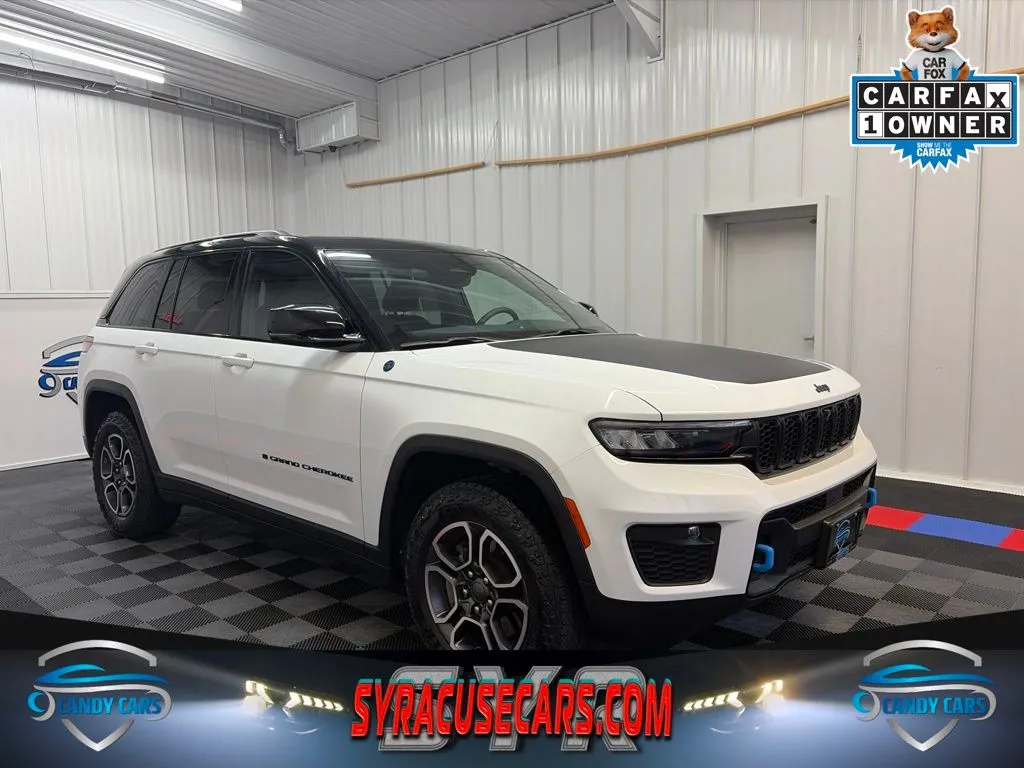 White 2022 Jeep Grand Cherokee Trailhawk 4xe for sale in Syracuse, NY