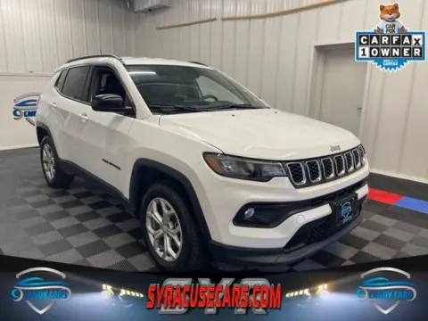 White 2024 Jeep Compass Latitude for sale in Syracuse, NY