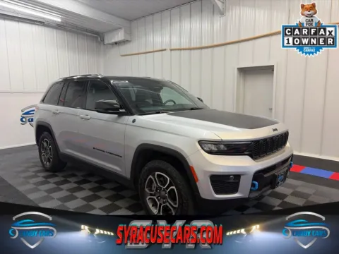 Silver 2023 Jeep Grand Cherokee Trailhawk 4xe for sale in Syracuse, NY