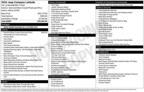 Photos of 2024 Jeep Compass Latitude for sale in Syracuse, NY at Candy Cars