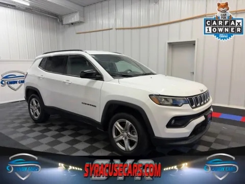 White 2024 Jeep Compass Latitude for sale in Syracuse, NY