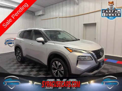Silver 2023 Nissan Rogue SV for sale in Syracuse, NY